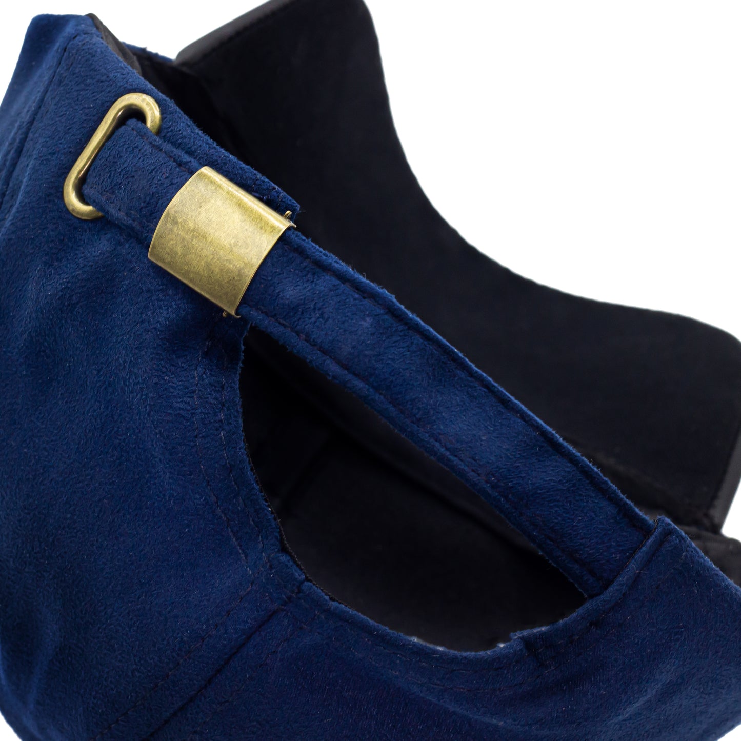 Midnight Blue Leather Cap