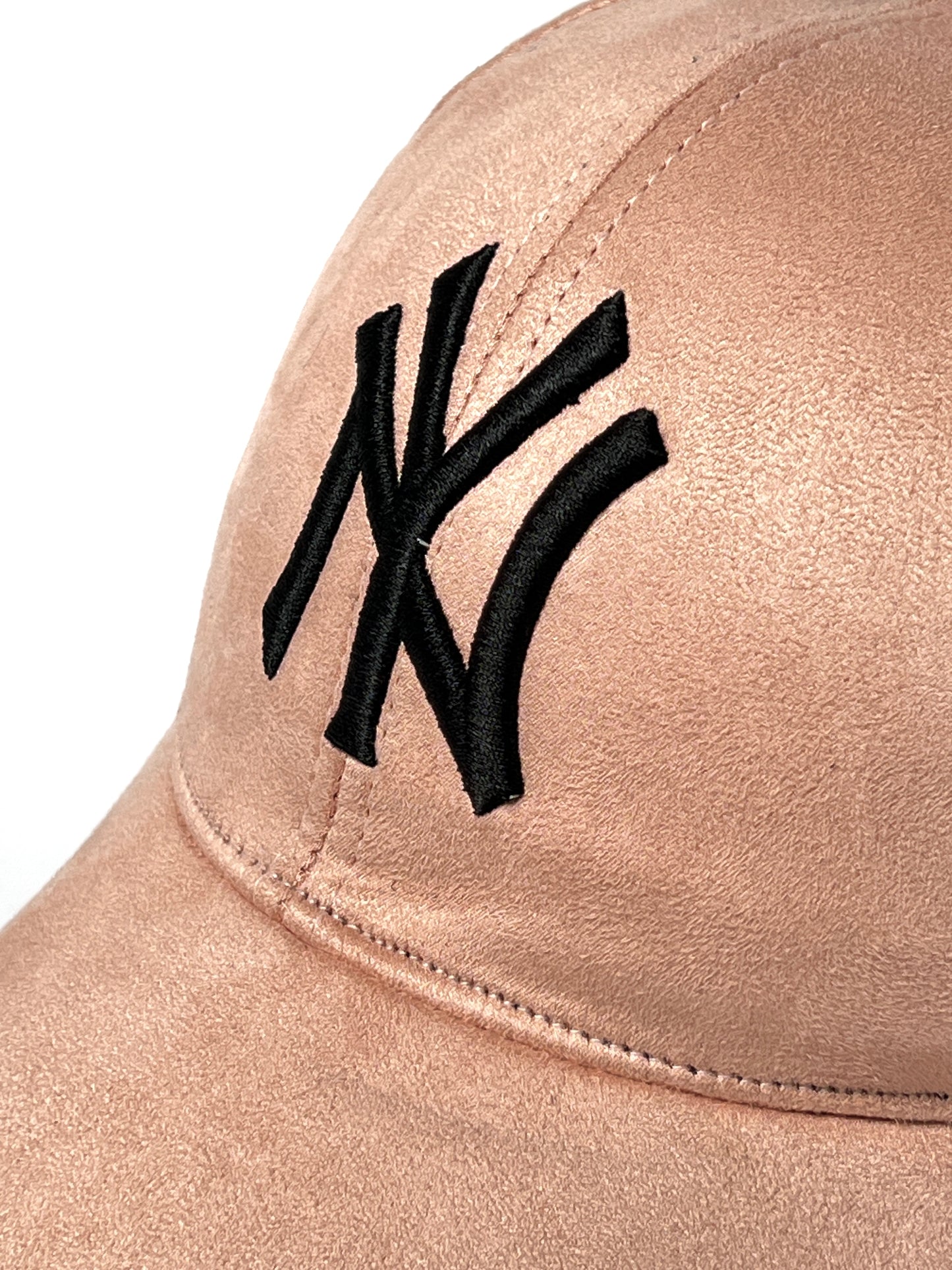 Peachfade Suede NY Cap