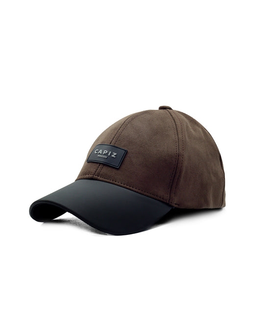Smoky Brown Leather Cap