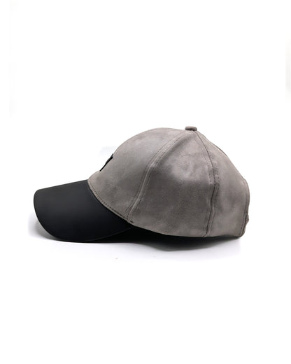 Storm Gray Leather Cap