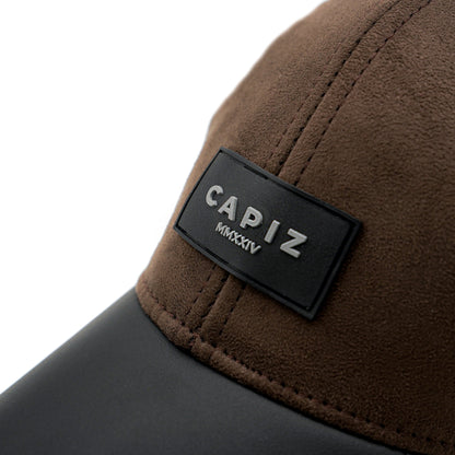 Smoky Brown Leather Cap