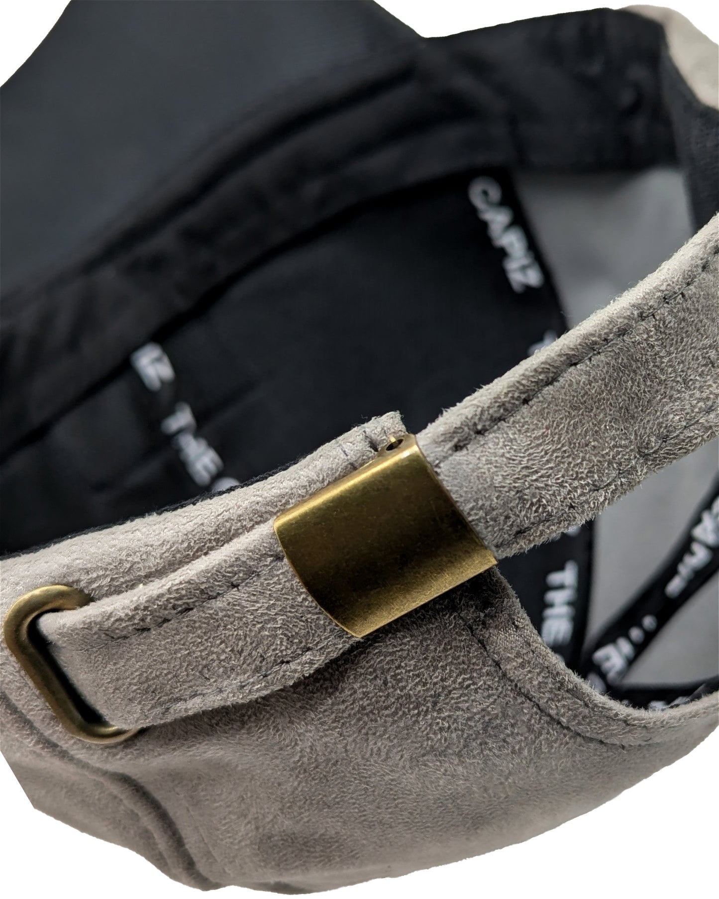 Storm Gray Leather Cap