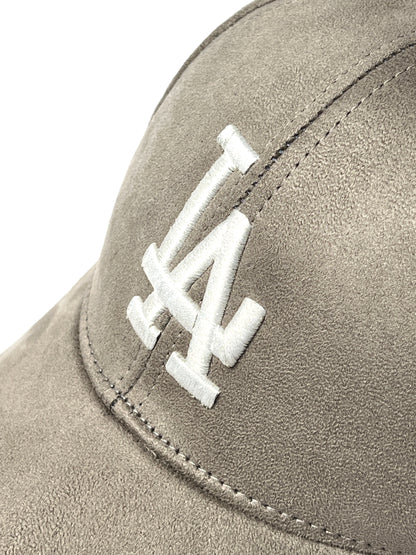 Storm Gray Suede LA Cap