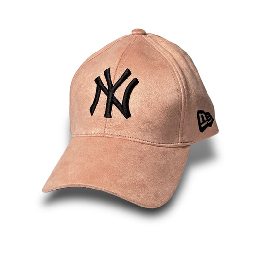 Peachfade Suede NY Cap