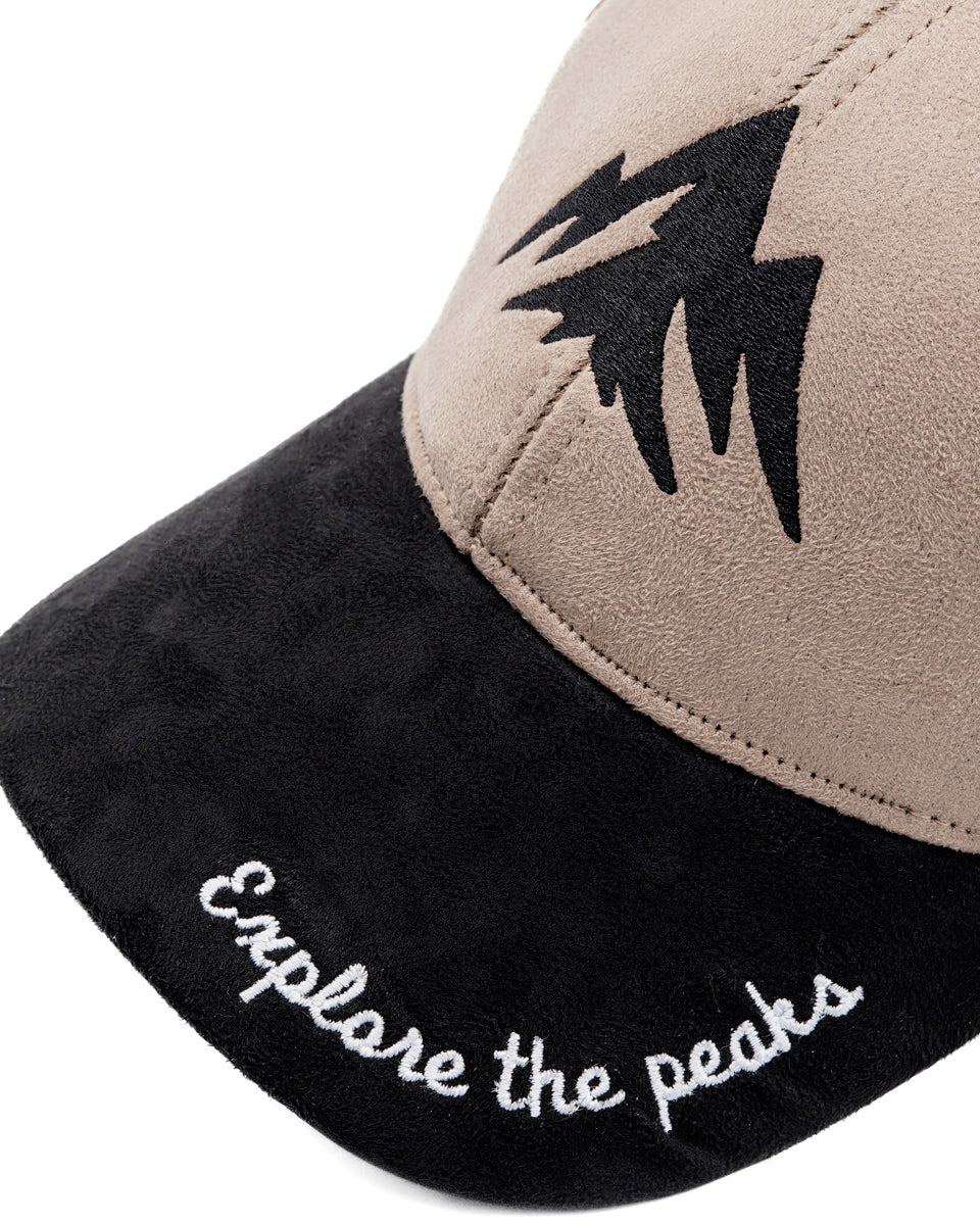 Mocha Fawn Suede Explorer Cap