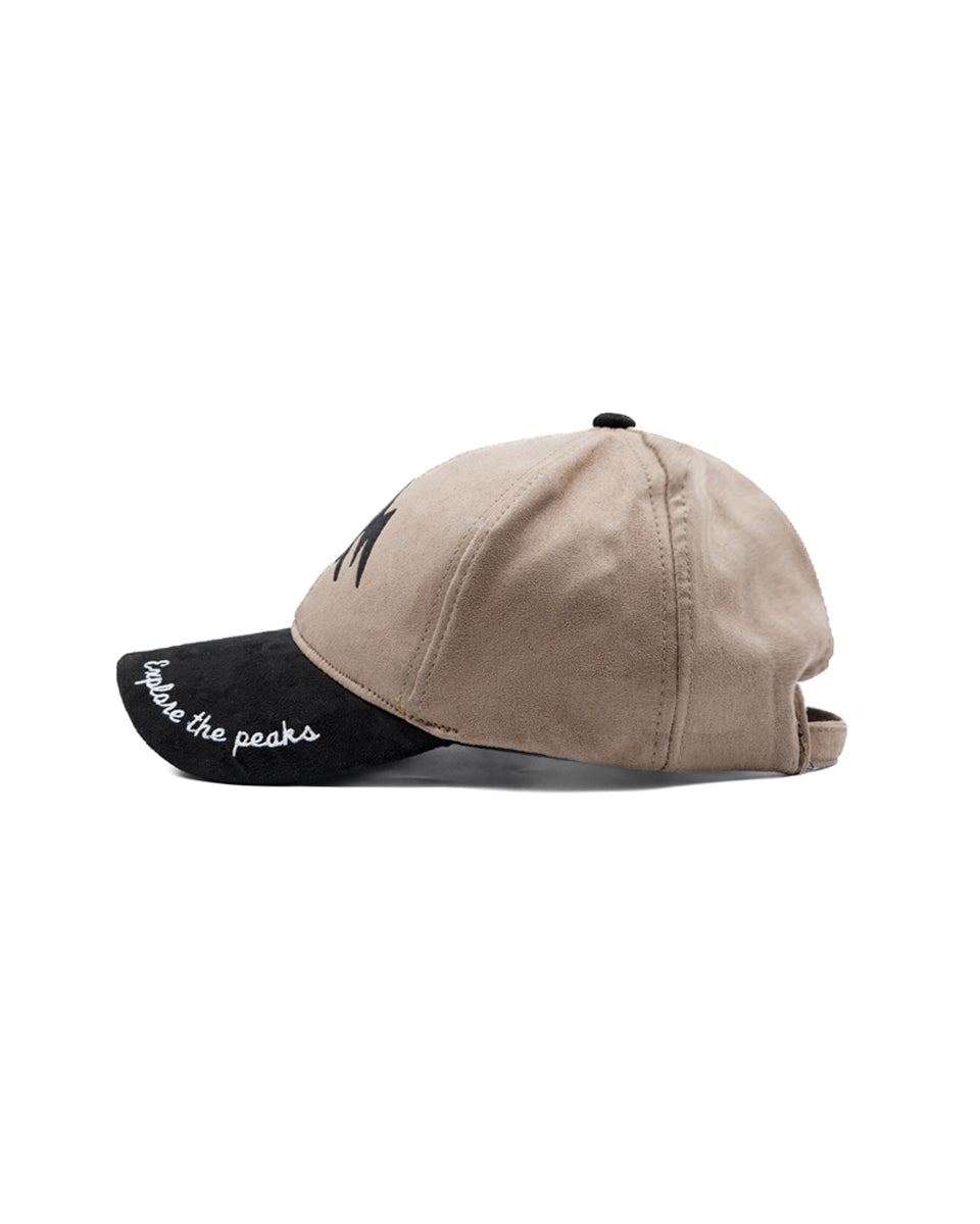 Mocha Fawn Suede Explorer Cap