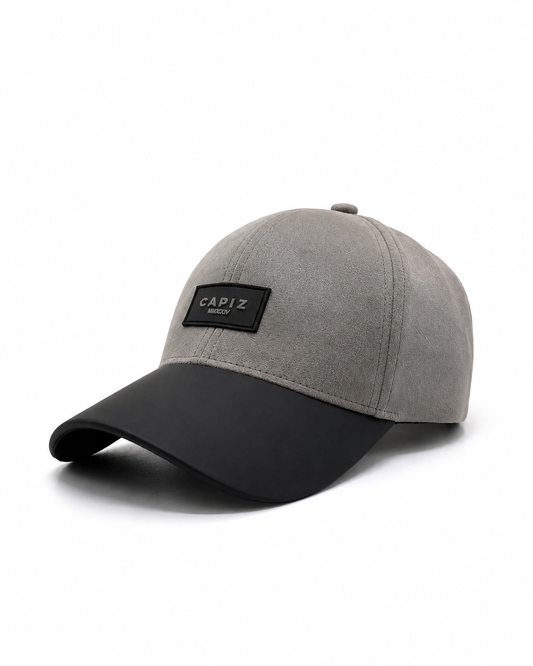 Storm Gray Leather Cap