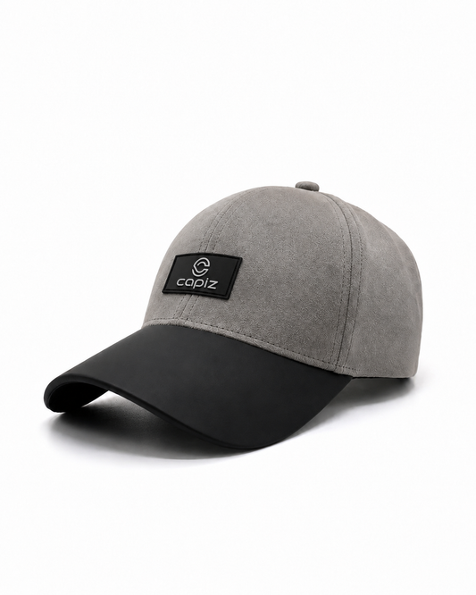 Storm Gray Leather Cap